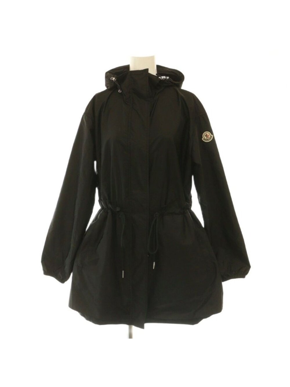Moncler Weteau Rain Coat Nylon Black 00